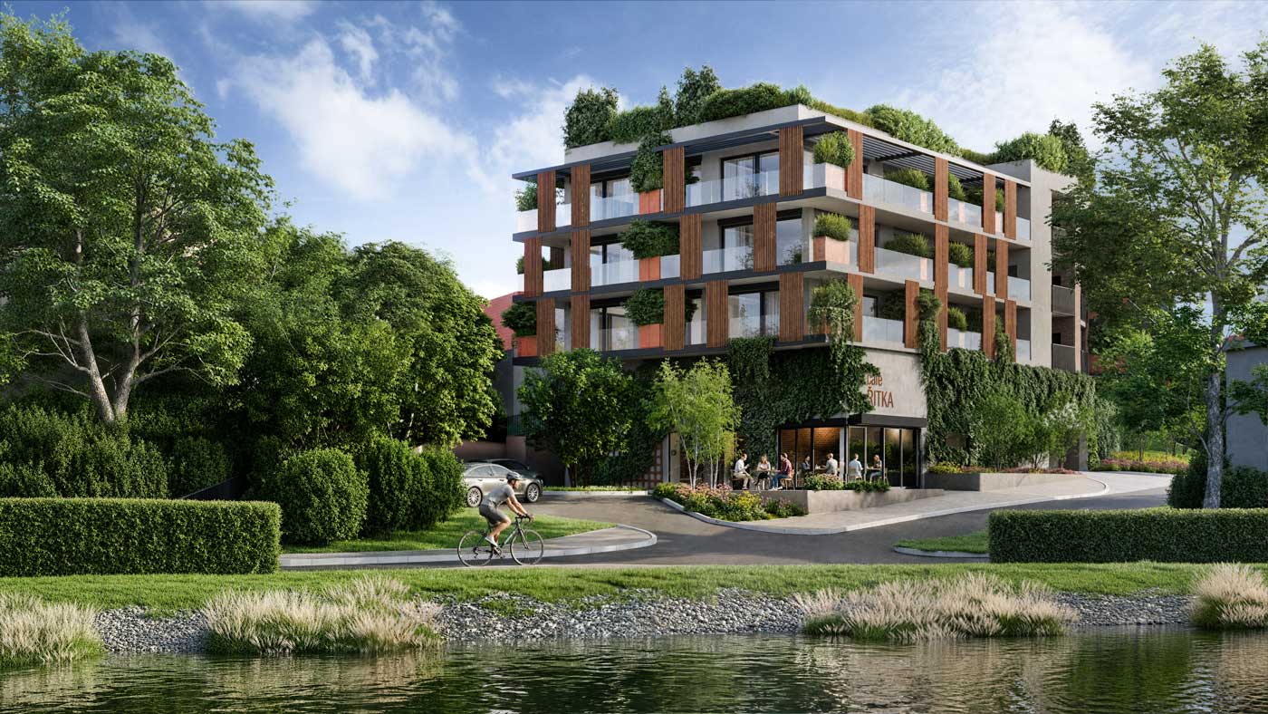 Vizualizace projektu - exteriér